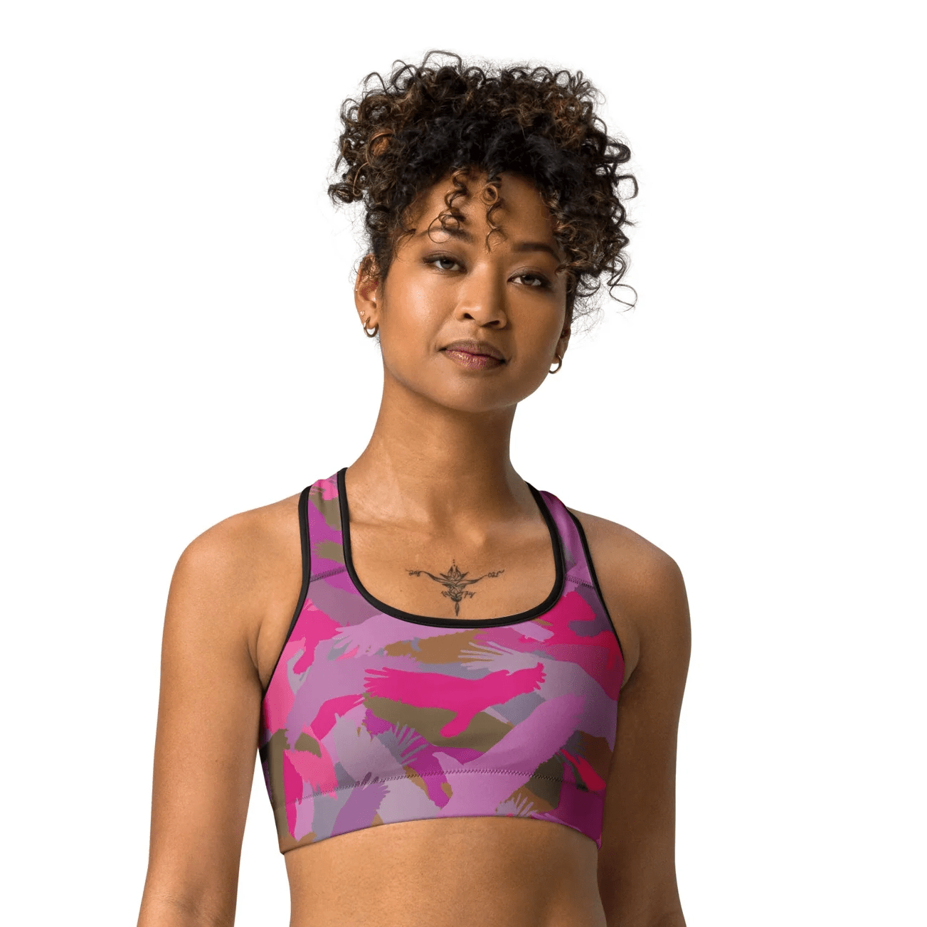 Bald Eagle Camouflage in Pinks - Sports bra – Alfano Dry Goods