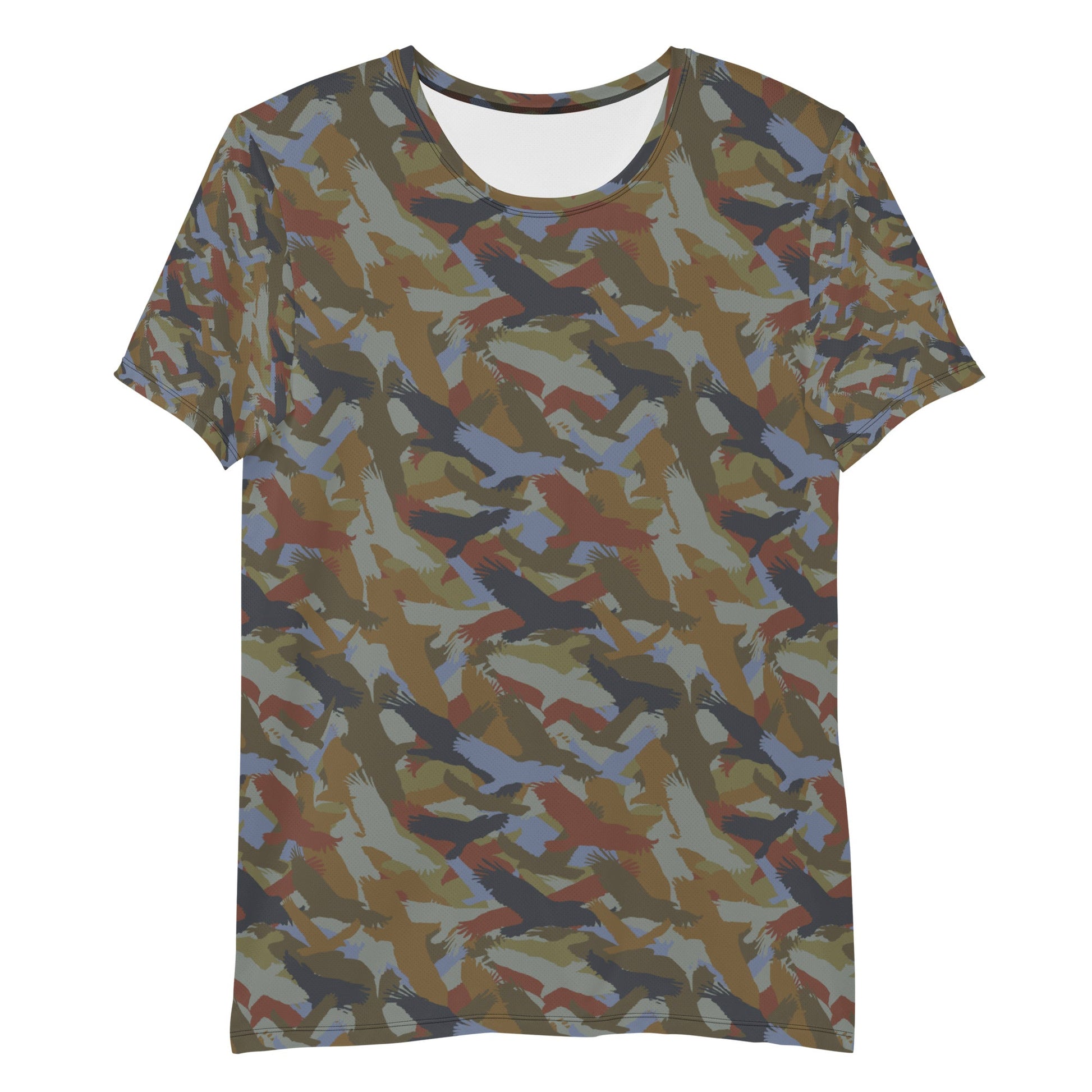 Bald Eagle Camo in Midnight Men's Athletic T - shirt - Alfano Dry Goods