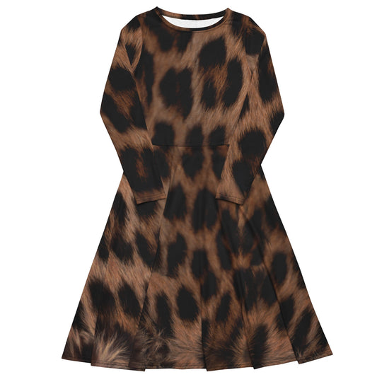Big Spot Leopard Dress - Alfano Dry Goods