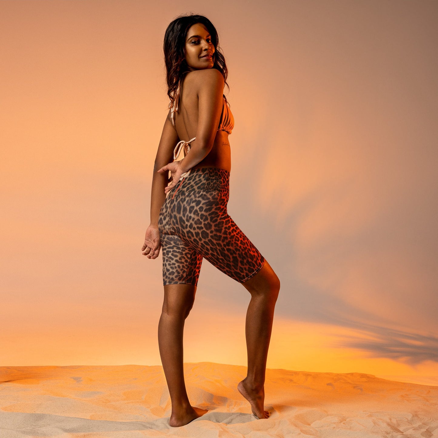 High-Waisted Leopard Shorts - Alfano Dry Goods
