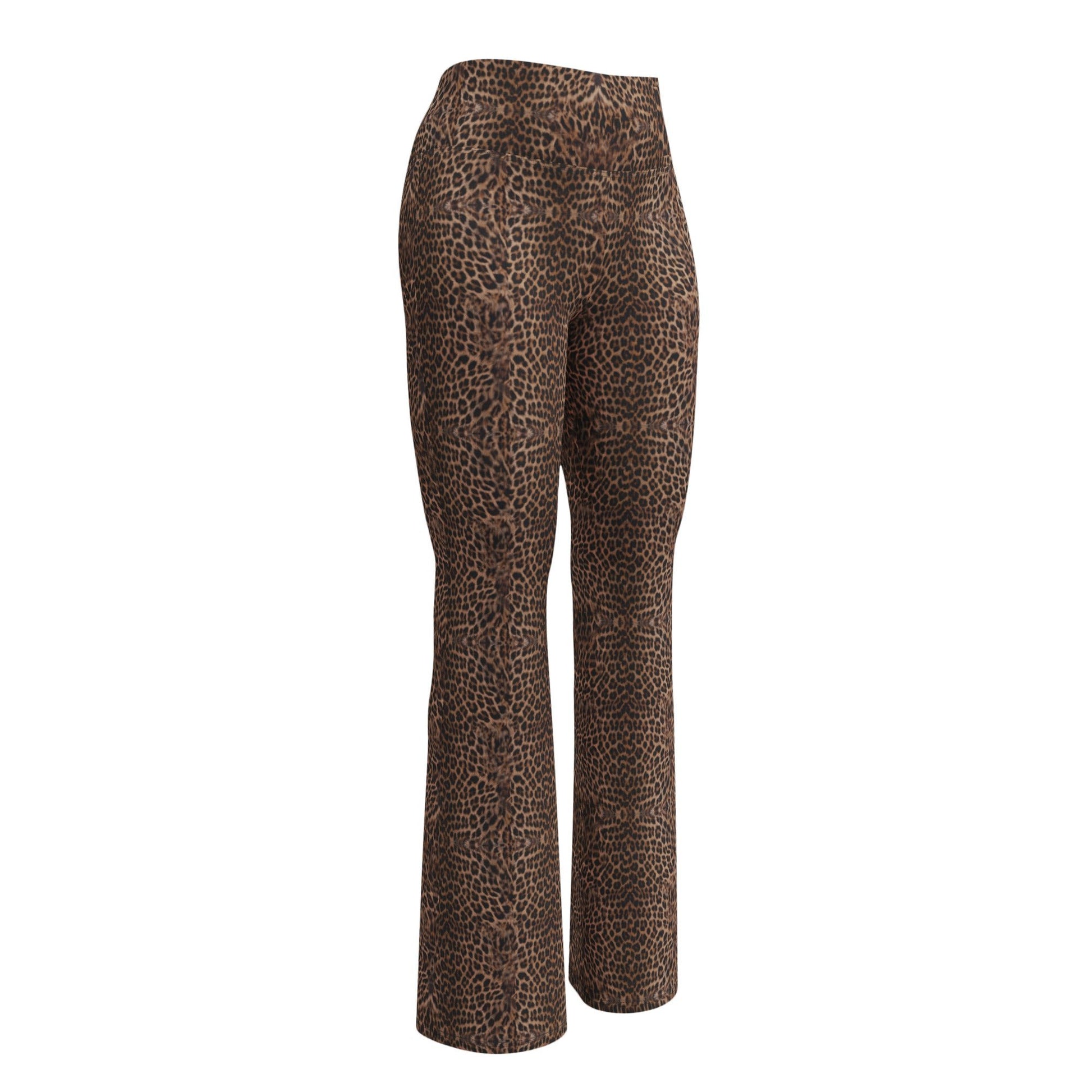 Leopard Print Flare recycled leggings - Alfano Dry Goods