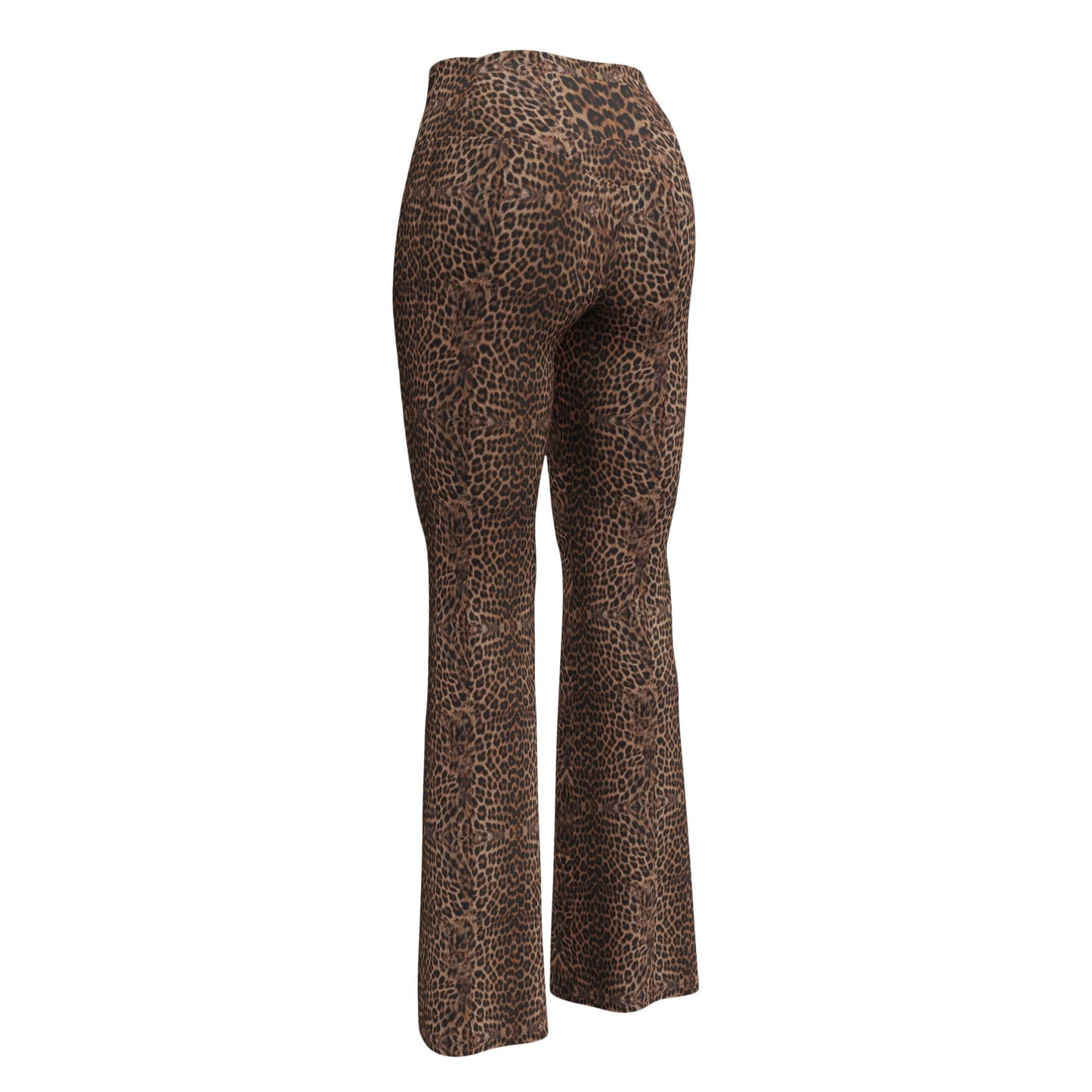 Leopard Print Flare recycled leggings - Alfano Dry Goods