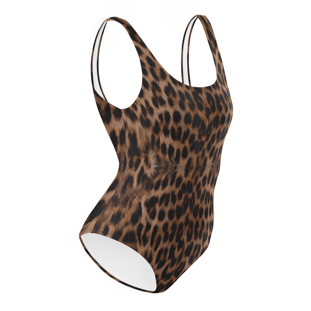 Leopard Print One-Piece Swimsuit - Alfano Dry Goods