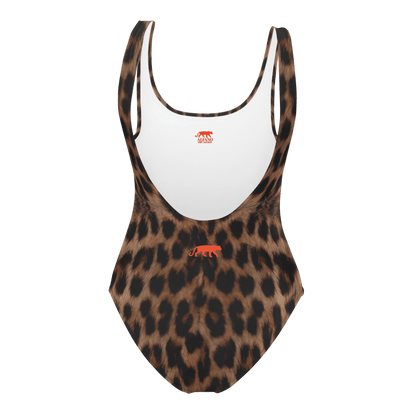 Leopard Print One-Piece Swimsuit - Alfano Dry Goods