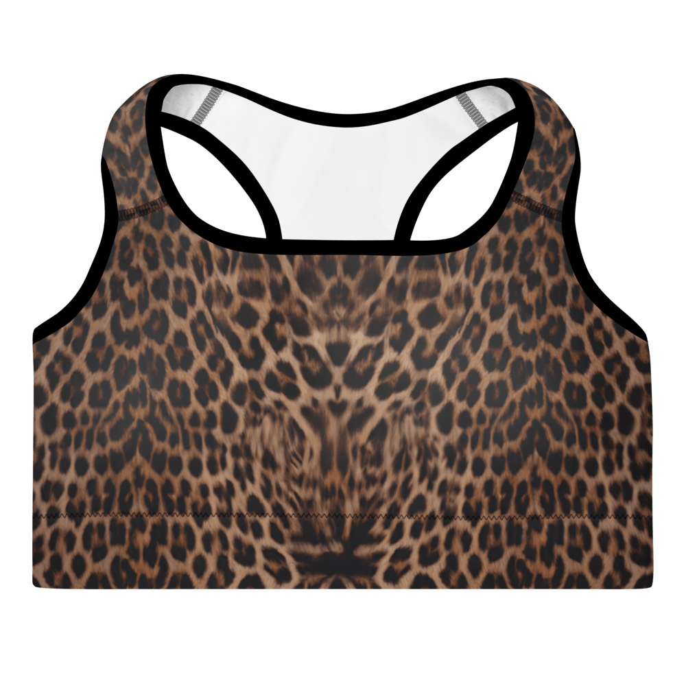 Leopard Print Padded Sports Bra - Alfano Dry Goods