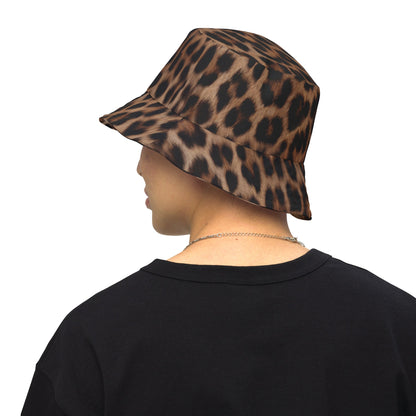 Leopard Print Reversible Bucket Hat - Alfano Dry Goods