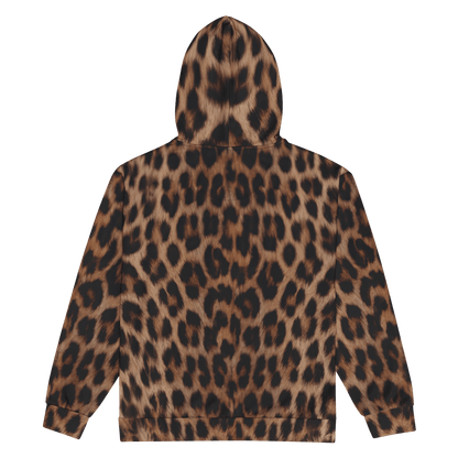 Leopard Unisex zip hoodie - Alfano Dry Goods