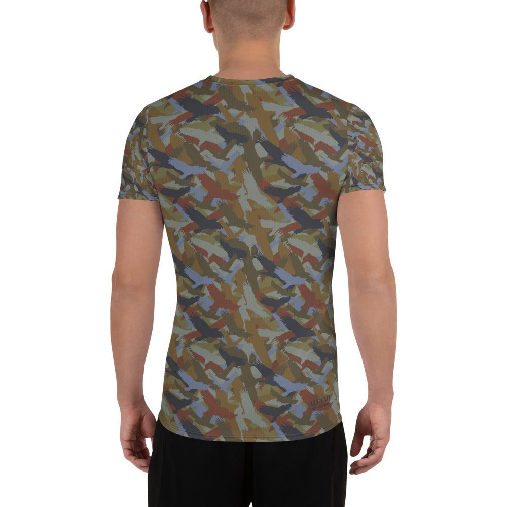 Midnight Bald Eagle Men's Athletic T - shirt - Alfano Dry Goods