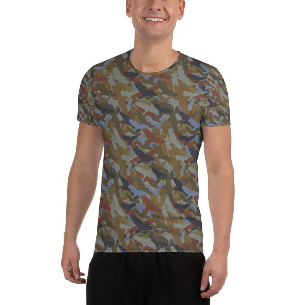 Midnight Bald Eagle Men's Athletic T - shirt - Alfano Dry Goods