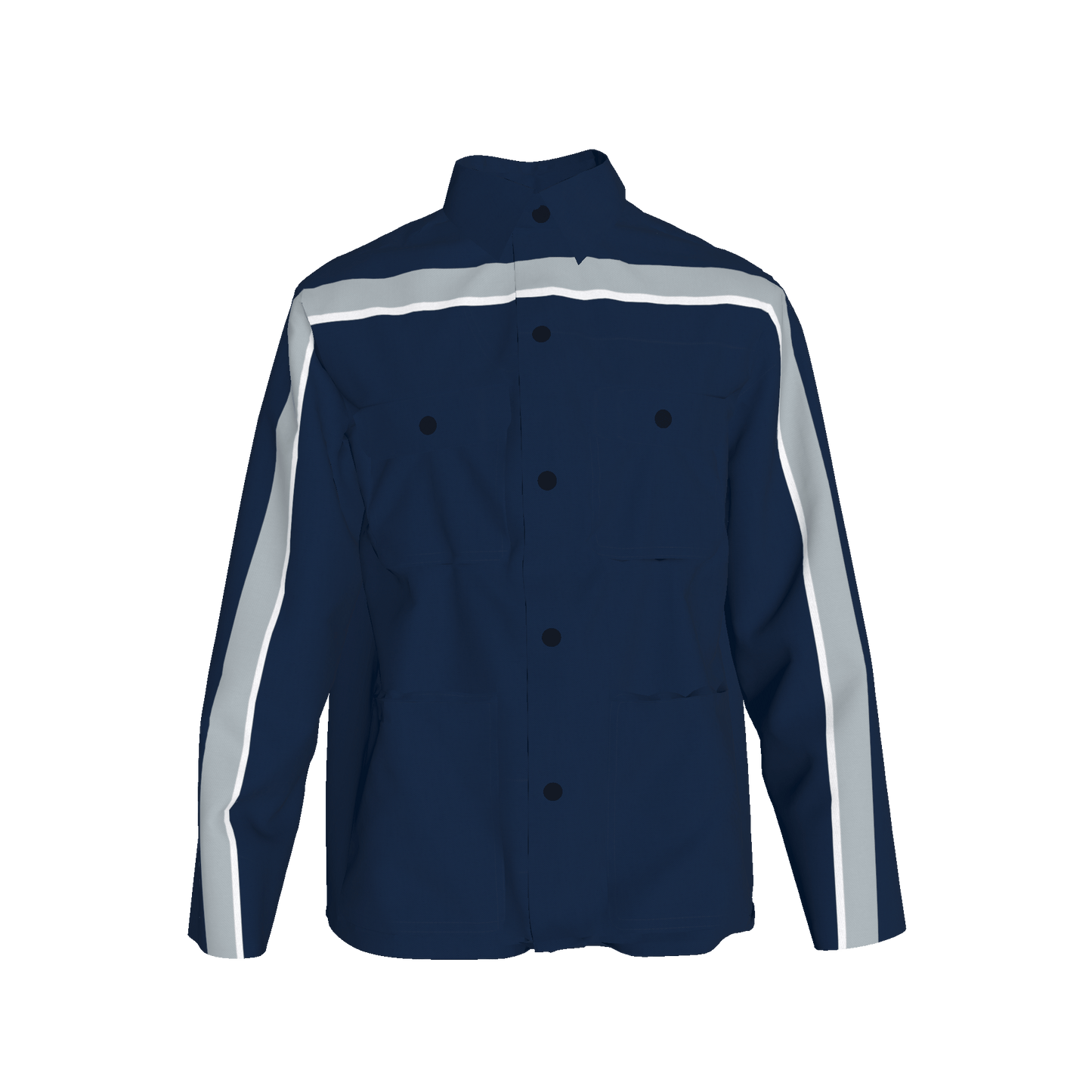 Navy w/Gray White Stripe Chore - Alfano Dry Goods