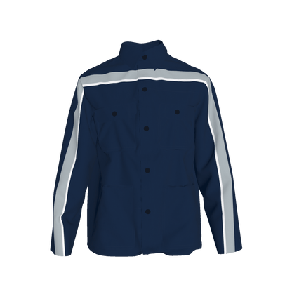 Navy w/Gray White Stripe Chore - Alfano Dry Goods