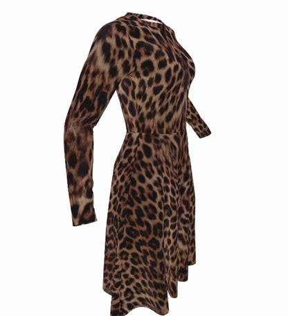 Leopard Forever midi dress