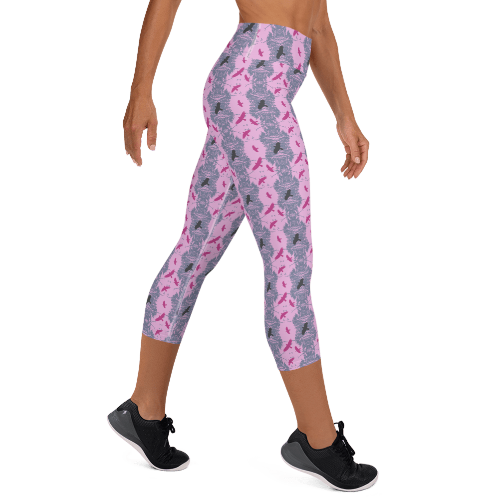 Scandal Pink Yoga Capri Leggings - Alfano Dry Goods