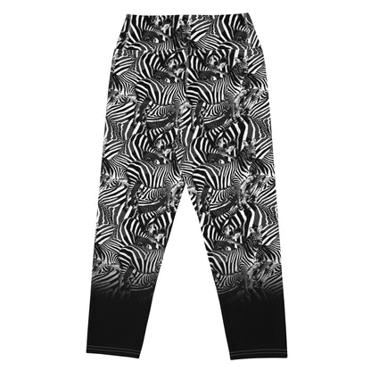 Zebra Gradient Yoga Capri Leggings - Alfano Dry Goods