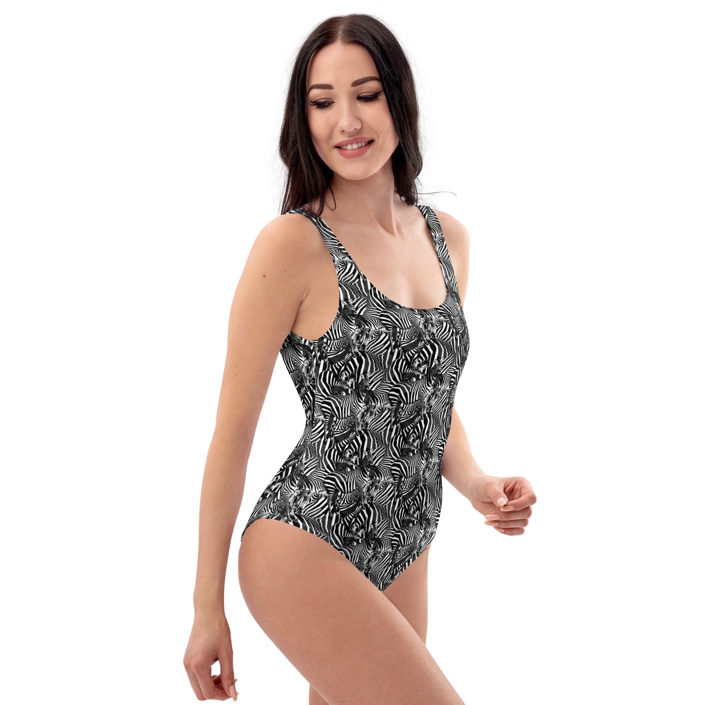 Zebra print One - Piece Swimsuit - Alfano Dry Goods