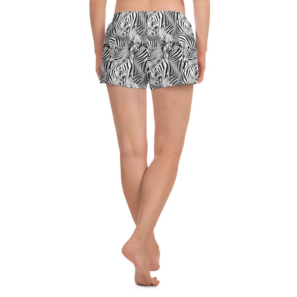 Zebra Women’s Recycled Athletic Shorts - Alfano Dry Goods
