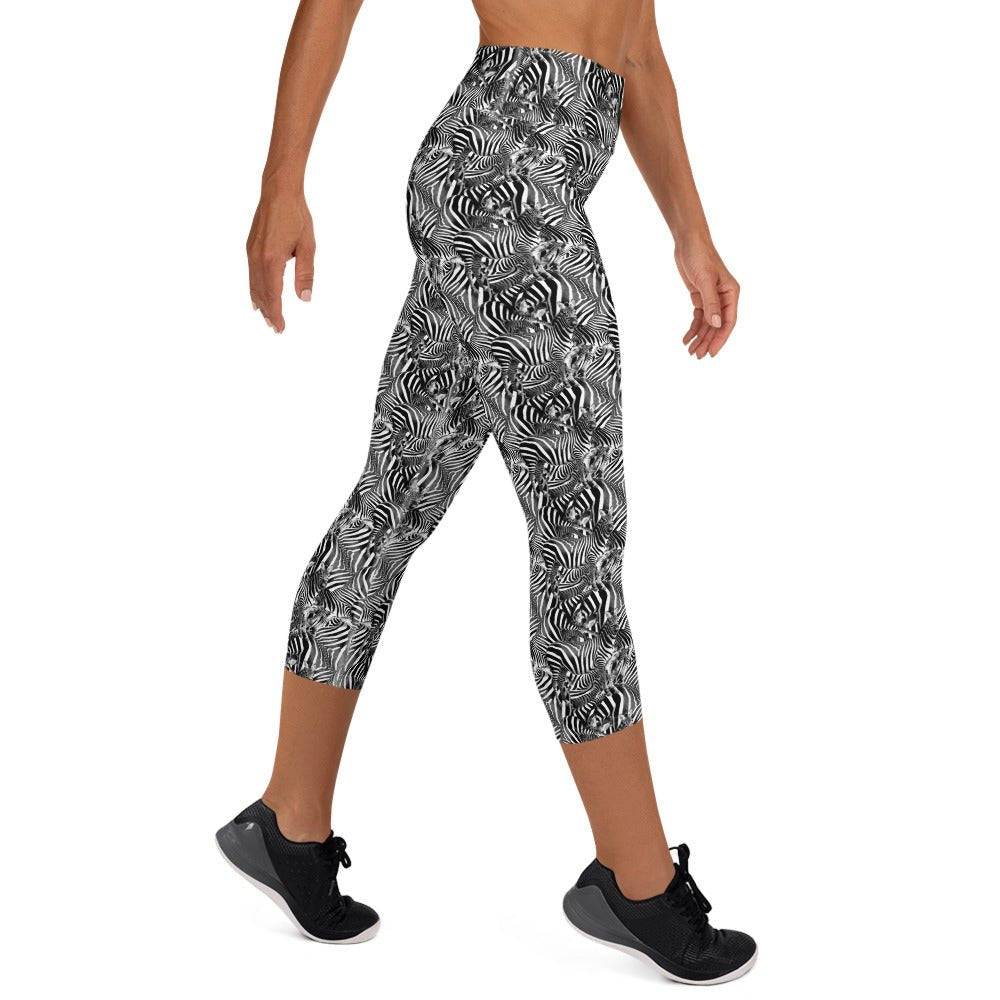 Zebra Yoga Capri Leggings - Alfano Dry Goods