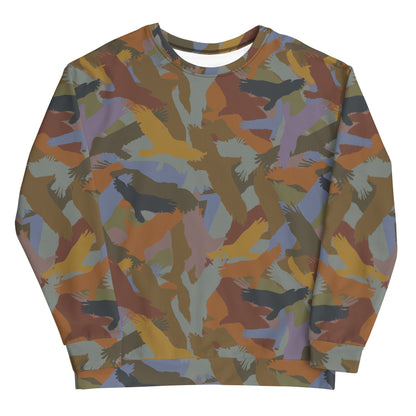 Bald Eagle Camouflage Women's (Unisex) Sweatshirt - Alfano Dry Goods