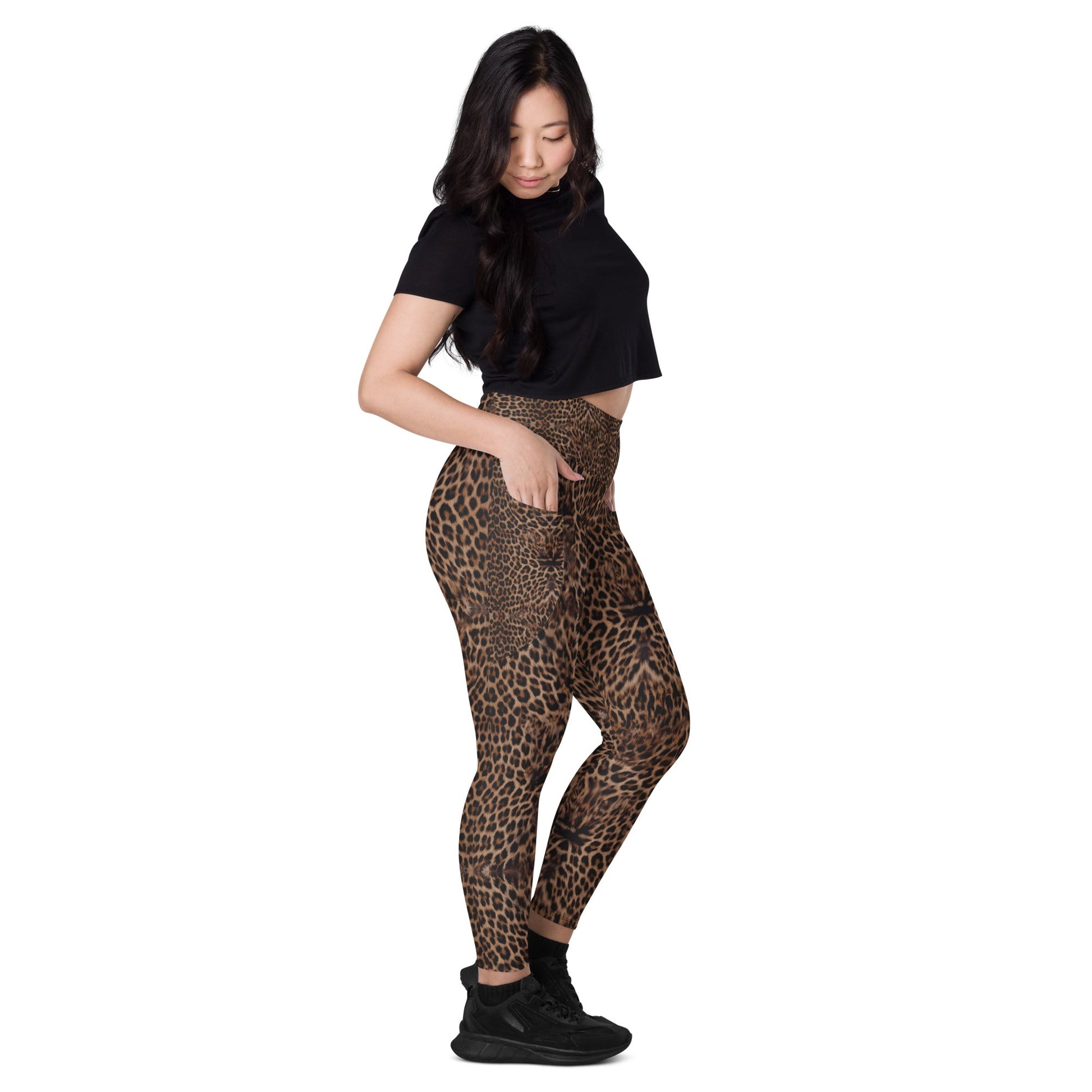 Leopard Leggings with Pockets! - Alfano Dry Goods
