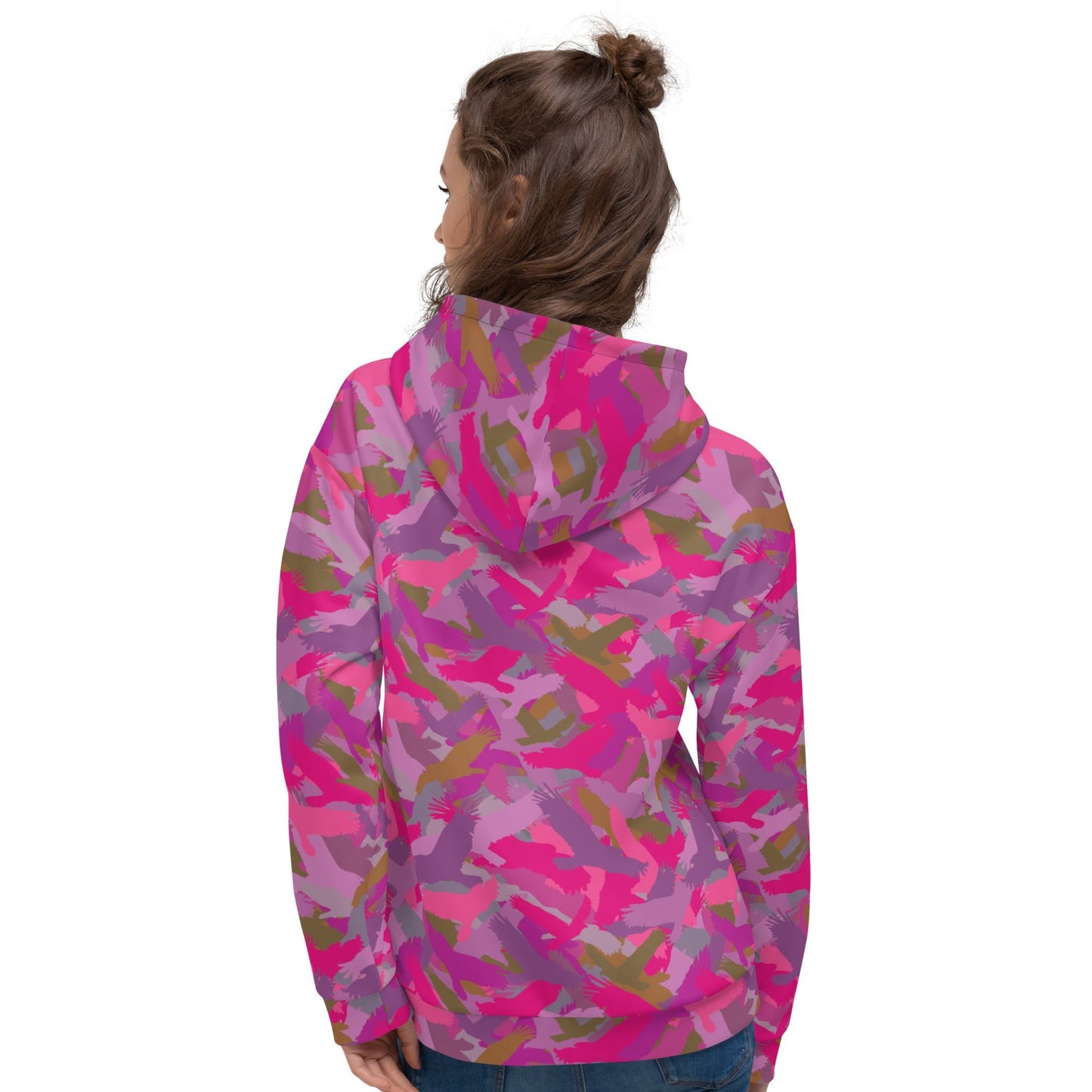 The Bald Eagle Camo HOODIE in Pinks and Purples - Alfano Dry Goods