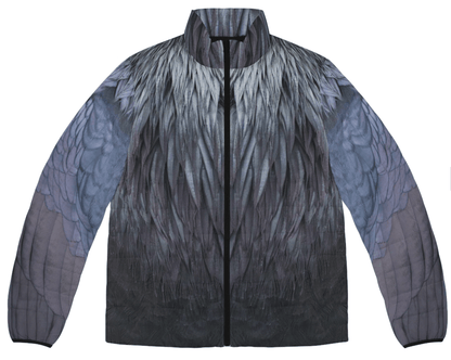Winged Raven Puffer Jacket - Alfano Dry Goods